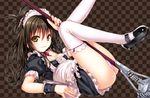  40010prototype maid pantsu thighhighs to_love_ru to_love_ru_darkness yuuki_mikan 