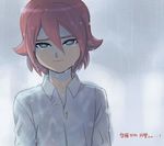  inazuma_eleven inazuma_eleven_(series) kiyama_hiroto male_focus mizuhara_aki rain red_hair solo upper_body wet 
