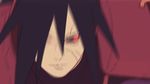  animated animated_gif armor back_hair black_hair long_hair lowres naruto naruto_shippuuden red_eyes uchiha_madara uchiha_madara_(edo_tensei) 