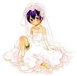  1boy bride crossdressing jinzou_konchuu_kabutoborg_vxv purple_hair short_hair trap 