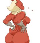  2019 anthro avian back_muscles biceps big_breasts big_butt blaziken blonde_hair breasts butt claws danonymous eyelashes eyes_closed female fur hair hands_on_hips multicolored_fur muscular muscular_female nintendo nipples nude pok&eacute;mon pok&eacute;mon_(species) portrait rear_view red_fur simple_background solo standing thick_thighs three-quarter_portrait triceps tuft two_tone_fur video_games white_background wide_hips 