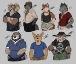 5_fingers alternate_species anthro beanie bighorn_sheep black_nose bottomwear bovid breasts canid canine canis caprine carl_hendricks chase_hunter choker clothed clothed_anthro clothed_female clothed_male clothing collared_shirt dress_shirt echo_(game) echo_(series) echo_project felid feline female fingers flynn_moore fox fur gila_monster grey_body grey_fur grey_scales group hat headgear headwear helodermatid hi_res hoodie humanoid_hands jenna_begay jewelry kit_fox leo_alvarez lizard lynx male mammal multicolored_body multicolored_fur mustelid necklace otter pants polo_shirt red_body red_fur red_wolf reptile scales scalie sheep shirt shorts sydney_bronson t-shirt tail tan_body tan_fur tank_top tj_hess topwear true_fox two_tone_body two_tone_fur unsafescapewolf white_body white_fur wolf