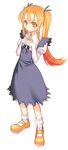  aliese_martini bad_id bad_pixiv_id dress elbow_gloves gloves kakaon long_hair orange_eyes orange_hair solo summon_night summon_night_3 twintails 