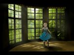  alice_margatroid highres letterboxed mayoko solo sunlight touhou tree window window_shade 