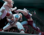  1280x1024 action capcom cheer cheering fans fight fighting game male male_focus punch punching ryu ryuu_(street_fighter) street_fighter strong video_game watch 