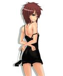  bad_id bad_pixiv_id darker_than_black havoc looking_back nora_(nrkr) red_hair solo strap_slip 