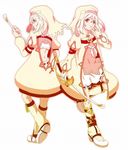  alice_(tales) blonde_hair boots dual_persona hat knee_boots m_(pixiv9151) multiple_girls rapier sword tales_of_(series) tales_of_symphonia tales_of_symphonia_knight_of_ratatosk weapon 
