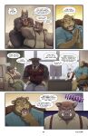  absurd_res aldrich_haynes_(thepurp) annoyed anthro blake_harper_(thepurp) blush bottomless bottomless_male canid canine canis clothed clothing disappointed dobermann domestic_dog felid finn_(thepurp) glare group hi_res lagomorph leporid lion male male/male mammal mane marcus_(thepurp) muscular muscular_male on_lap open_mouth overweight overweight_male pantherine pawpads pinscher rabbit sitting_on_lap smile suid suine sus_(pig) thepurp topwear tusks vest wild_boar 