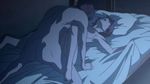  1boy 1girl animated animated_gif bed bedroom breasts gantz kishimoto_kei kurono_kei moaning nude sex vaginal 