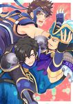  3boys li_dian multiple_boys shin_sangoku_musou yue_jin zhang_liao 