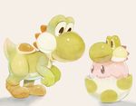  bad_id bad_pixiv_id boots copy_ability egg grey_background hat kirby kirby_(series) mario_(series) no_humans saddle shiny shiny_skin simple_background smile super_mario_bros. super_smash_bros. yoshi 