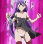  haqua_d'rot_herminium haqua_du_lot_herminium highres kami_nomi_zo_shiru_sekai knife panties screencap stitched surprise surprised torn_clothes underwear 