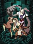  andiramon digimon digimon_tamers hare_(monster_farm) lopunny monster_farm no_humans pokemon 