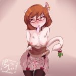  &lt;3 &lt;3_eyes 2018 5_fingers animal_genitalia animal_penis anthro areola blush body_writing breasts brown_eyes brown_hair canine_penis cat christmas clothed clothing condom condom_in_mouth cum cum_in_pussy cum_inside cum_on_breasts cum_on_face cum_on_leg cum_on_penis digital_media_(artwork) disembodied_penis duo eyewear fejess96 feline female female_focus filled_condom fur glasses hair hi_res holidays humanoid_hands jessica_(fejess96) legwear looking_at_viewer male male/female mammal nipples open_mouth orgasm partially_clothed penetration penis pussy sex simple_background solo_focus stockings sweater teenager thigh_highs tongue tongue_out vaginal vaginal_penetration white_fur young 