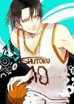  bad_id bad_pixiv_id basketball basketball_uniform black_hair blue_eyes gashima411 kuroko_no_basuke male_focus solo sportswear takao_kazunari 