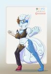 abs absurd_res alolan alolan_form alolan_vulpix bra breasts canid canine cherrypieowo clothing dustyerror fox generation_1_pokemon hi_res libre mammal nintendo pokemon pokemon_(species) regional_form_(pokemon) sports_bra trans_(lore) transformation underwear vulpin vulpix