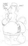 2023 anthro anthrofied areola armwear bag bent_arm between_cheeks big_areola big_breasts big_butt big_nipples biped black_and_white black_text blush blush_lines breasts butt chimney christmas christmas_clothing christmas_headwear clothed clothed_human clothed_male clothing dbaru dialogue digital_drawing_(artwork) digital_media_(artwork) duo elbow_gloves english_text eye_roll eyelashes face_squish felid female female_anthro female_on_human fingers full-face_blush glistening glistening_areola gloves hair handwear hat head_between_cheeks headgear headwear hi_res holidays huge_breasts huge_butt huge_nipples human human_on_anthro humor interspecies iris lion looking_back looking_down male male/female male_on_anthro mammal monochrome mostly_nude mostly_nude_anthro mostly_nude_female name_drop name_in_dialogue nipples no_pupils outside pantherine santa_claus santa_hat shiegra snout snow squish stuck tail tail_tuft talking_to_another talking_to_partner text the_life_and_adventures_of_santa_claus thick_thighs three-quarter_view tuft unaware worried