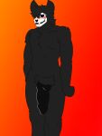 anthro body_hair bone chest_hair fur hi_res hob! knot male muscular muscular_male pecs pubes scp-1471-a scp_foundation skull skull_head solo