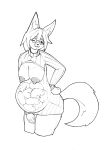 areola aroused big_breasts breasts canid canine canis domestic_dog eyewear female fetus glasses hi_res long_tail mammal pregnant shiba_inu spitz tail uolf uolf(uolf) wolf