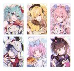  1boy 5girls ahoge animal_ears aoyagi_touya black_bow blonde_hair blue_bow blue_eyes blue_hair bow brown_eyes brown_hair cat_ears cinnamoroll closed_mouth grey_eyes hair_bow hatsune_miku hello_kitty hello_kitty_(character) kuromi long_hair looking_at_viewer momoi_airi multicolored_hair multiple_girls my_melody onegai_my_melody ootori_emu open_mouth pink_eyes pink_hair pochacco pompompurin project_sekai sanrio sapphire_(nine) shinonome_ena short_hair smile split-color_hair tenma_saki twintails very_long_hair vocaloid yellow_eyes 