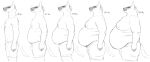 anthro belly big_belly bulge cettus clothed clothing domestic_cat felid feline felis hi_res karras_lafontaine male mammal moobs morbidly_obese morbidly_obese_male obese obese_male overweight overweight_male sequence siamese skimpy solo thick_thighs underwear weight_gain