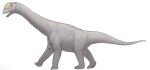 2023 absurd_res ambiguous_gender angle_view bone_frill camarasaurid camarasaurus claws digital_media_(artwork) dinosaur feral frill_(anatomy) graphite_(artwork) grey_body grey_skin hi_res long_neck looking_at_viewer mixed_media open_mouth quadruped reptile sauropod scalie shaded side_view simple_background solo standing tail traditional_media_(artwork) walking zw3
