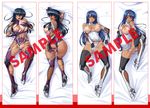  ass breasts dakimakura dark_skin igawa_asagi kagami kagami_hirotaka large_breasts lilith-soft lying naughty_face nipples pregnant taimanin_asagi taimanin_murasaki yatsu_murasaki 