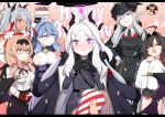  1other 6+girls ahoge ako_(blue_archive) bell black_coat black_gloves black_hair black_hairband black_headwear black_horns black_necktie black_skirt blue_archive blue_eyes blue_hair breasts brown_eyes brown_hair buttons chinatsu_(blue_archive) clenched_teeth coat coat_on_shoulders collared_shirt dark-skinned_female dark_skin demon_horns flat_chest fumutarou fur-trimmed_coat fur_trim glasses gloves grey_eyes grey_hair hair_between_eyes hair_intakes hair_over_one_eye hairband halo hat hina_(blue_archive) horns ibuki_(blue_archive) iori_(blue_archive) kasumi_(blue_archive) lab_coat large_breasts long_hair long_sleeves makoto_(blue_archive) multiple_girls multiple_horns neck_bell necktie peaked_cap pleated_skirt pointy_ears purple_eyes red-framed_eyewear red_eyes shirt skirt sleeves_past_fingers sleeves_past_wrists teeth twintails white_coat white_hair white_shirt 