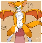 anthro bat blush bodily_fluids cybeeyoru dialogue duo dust:_an_elysian_tail english_text female fidget_(elysian_tail) fur genital_fluids genitals hi_res imminent_sex male male/female mammal micro micro_anthro micro_female multicolored_body multicolored_fur nimbat orange_body orange_fur penis precum prodding text two_tone_body two_tone_fur vaginal_fluids white_body white_fur