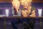  2boys dragon_ball dragonball_z multiple_boys son_gokuu supobi vegeta 