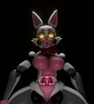 animatronic big_breasts breasts canid canine disembodied_penis embedded_penetrable_sex_toy female five_nights_at_freddy&#039;s fntmfxyy fox funtime_foxy_(fnaf) funtime_foxy_(fnafsl) genitals hi_res internal machine male mammal penis pink_body robot scottgames sister_location translucent translucent_body vaginal white_body