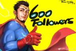  1boy bara beard cape electricity electrokinesis facial_hair full_beard highres large_pectorals male_focus milestone_celebration muscular muscular_male original pectorals powerlesssong short_hair solo thick_eyebrows thumbs_up tiara upper_body 