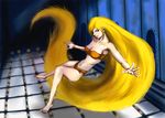  armpits bad_id bad_pixiv_id barbariccia barefoot bikini blonde_hair feet final_fantasy final_fantasy_iv hands j-guile long_hair solo swimsuit very_long_hair 