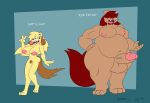 absurd_res anthro blonde_hair canid canine canis crossgender dirtymac domestic_cat domestic_dog felid feline felis female fur hair hi_res mac-daddy male mammal red_hair tan_body tan_fur yellow_body yellow_fur