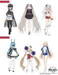  6+girls absurdly_long_hair animal_ears apron aqua_hair arm_up azur_lane black_choker black_footwear black_hair black_hat black_ribbon black_sailor_collar black_serafuku black_skirt black_sleeves black_sweater black_thighhighs blonde_hair blue_eyes blue_shorts boise_(flawed_but_delectable)_(azur_lane) boots bow bowtie breasts byulzzi casual cheering cheerleader choker cleavage concept_art crop_top cropped_sweater denim denim_shorts fake_animal_ears formidable_(the_lover&#039;s_heart_flutters_on_duty)_(azur_lane) frilled_apron frills full_body green_eyes grey_hair hair_between_eyes hair_ribbon hand_on_own_hip hat hat_horns headgear high-waist_skirt juliet_sleeves kongou_(troubled_seas)_(azur_lane) large_breasts le_temeraire_(cheering_star)_(azur_lane) long_hair long_sleeves looking_at_viewer maid maid_apron maid_headdress mask medium_breasts microskirt midriff midriff_peek mouth_mask multicolored_hair multiple_girls noshiro_(dressed-up_date)_(azur_lane) official_alternate_costume peaked_cap pink-tinted_eyewear prinz_eugen_(azur_lane) puffy_sleeves red_eyes red_hair red_shorts red_skirt ribbon sailor_collar school_uniform serafuku shirt shorts simple_background single_bare_shoulder skirt sleeveless socks sportswear standing streaked_hair sweater thighhighs tinted_eyewear twintails two-tone_dress two-tone_hair very_long_hair white_background white_bow white_bowtie white_footwear white_ribbon white_shirt white_sneakers white_socks white_thighhighs yellow_eyes zettai_ryouiki 