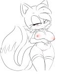  2015 2_tails 5_fingers anthro big_breasts blush breasts canid canine crossgender digital_drawing_(artwork) digital_media_(artwork) english_text female fingers fox genitals half-closed_eyes hi_res looking_at_viewer mammal miles_prower mtf_crossgender multi_tail narrowed_eyes navel nipples pussy sega smile sonic_the_hedgehog_(series) spot_color tail tenshigarden text third-party_edit 