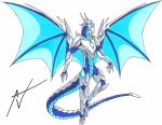 2021 bakugan bakugan_(battle_planet) bakugan_(series) bakugan_battle_brawlers big_wings blue_body blue_scales blue_wings corestudioart dragon featureless_crotch female mythological_creature mythological_scalie mythology nude sairus sairus_(bakugan) scales scalie simple_background solo white_background white_body wings