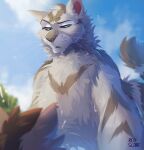 blue_eyes domestic_cat dominant dominant_female duo felid feline felis female feral graystripe_(warriors) hi_res male male/female mammal mekaska silverstream_(warriors) stripes warriors_(book_series) wet