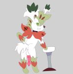 animal_genitalia animal_penis anthro anus asteria_lewds canine_genitalia canine_penis generation_4_pokemon genitals hi_res knot legendary_pokemon male male/male nintendo noshi penis pokemon pokemon_(species) presenting shaymin sky_forme_shaymin solo