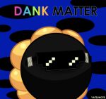  artist_name blue_background dark_matter_(kirby) deal_with_it_(meme) kirby&#039;s_dream_land_3 kirby_(series) meme no_humans one-eyed solo tape yatsunote 