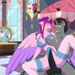 anthro duo female friendship_is_magic hasbro hi_res infidelity male male/female my_little_pony princess_cadance_(mlp) shallowwin spade_lovelight