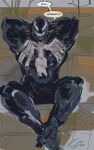 2024 big_muscles dominant dominant_humanoid dominant_male eddie_br0ke hi_res humanoid looking_at_viewer male marvel muscular muscular_dom muscular_humanoid muscular_male solo symbiote venom_(marvel)