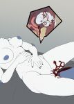  2024 5_fingers absol ambiguous_gender anatomical_diagram anthro areola arm_spikes artery black_claws black_eyes bladder blood blood_from_pussy blood_from_wound blood_in_pussy blood_on_body blood_on_fur blood_on_tail blood_on_thigh blood_stain blue_areola blue_nipples bodily_fluids bone breasts chest_tuft claws clitoris creature_inside cutaway dripping_blood eating_flesh eating_organs eel elbow_spikes fallout:_pca female feral fingers fish fur generation_3_pokemon generation_5_pokemon genitals gore gradient_background grey_background guts half_body hand_on_belly hi_res hysterectomy internal intestines jamesalesto large_intestines lying mammal marine necro nintendo nipples nude on_back on_bedding oophorectomy organs ovaries pokemon pokemon_(species) pussy signature simple_background spikes spikes_(anatomy) spine spread_legs spreading story story_in_description tuft tynamo unbirthing unnamed_character urethra uterus vaginal vaginal_canal vein vore white_body white_fur wounded 