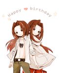  asakura_hao asakura_yoh asakura_you brothers multiple_boys shaman_king siblings 