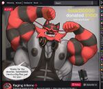  2024 5_fingers abs absurd_res anthro anthrofied areola arm_above_head armpit_hair arms_above_head artist_name biceps big_areola big_arms big_biceps big_nipples big_pecs black_areola black_armpit_hair black_arms black_clothing black_ears black_face black_facial_hair black_hair black_headphones black_nipples black_shirt black_tank_top black_topwear blurred_background body_hair chat clenched_teeth clothed clothed_anthro clothed_male clothing countershade_face countershade_hands countershading currency_symbol dark_chest dialogue digital_drawing_(artwork) digital_media_(artwork) dollar_sign donation donation_alert donation_message electronics emanata emoji english_text exclamation_point eyebrows eyes_closed facial_hair facial_tuft felid feline fingers flexing flexing_bicep flexing_biceps flexing_both_biceps flexing_muscles front_view generation_7_pokemon greeting greeting_viewer grey_clothing grey_shirt grey_tank_top grey_topwear hair hand_above_head hands_above_head happy headphones headphones_around_neck hi_res humanoid_hands incineroar livestream logo male mammal microphone money multicolored_clothing multicolored_facial_hair multicolored_hair multicolored_shirt multicolored_tank_top multicolored_topwear muscular muscular_anthro muscular_arms muscular_male name_drop name_in_dialogue nintendo nipples number pecs pokeball pokemon pokemon_(species) pokemorph red_arms red_eyebrows red_face red_facial_hair red_fingers red_hair red_inner_ear red_nose search_bar sharp_teeth shirt signature smile smiling_at_viewer solard0gg0 solo striped_arms striped_body stripes symbol tank_top teeth text topwear tuft tusks two_tone_arms two_tone_clothing two_tone_face two_tone_facial_hair two_tone_hair two_tone_shirt two_tone_tank_top two_tone_topwear vein veiny_arms veiny_muscles 