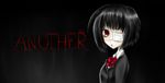  another black black_hair bow dyna eyepatch misaki_mei red_eyes short_hair 