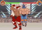 absurd_res animal_mask avian bird blood bluebird bodily_fluids bulge defeated degradation detailed_bulge eastern_bluebird fatal_fury gameplay_mechanics gui health_bar held_by_head hi_res human humanoid humiliation king_of_fighters male male/male mammal mask muscular neptune_mereaux nosebleed oscine passerine thrush_(bird) tizoc unconscious wrestler wrestling wrestling_outfit