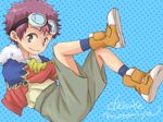  crossed_arms digimon digimon_adventure_02 glasses goggles motomiya_daisuke sitting ya 