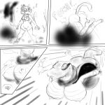 anthro anus apode big_breasts big_butt bottomless breasts butt clothed clothing dagger domestic_cat draconcopode duo ellipsis felid feline felis female forked_tongue genitals hi_res holding_dagger holding_melee_weapon holding_object holding_weapon legless mammal mask melee_weapon motion_lines pupils purnima_(paccsu) pussy reptile scalie scarf serpentine slit_pupils snake text thegrossmind thick_thighs thought_bubble tongue tongue_out weapon wide_hips