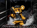  bear bonta-kun full_metal_panic! glowing glowing_eyes parody robot terminator 